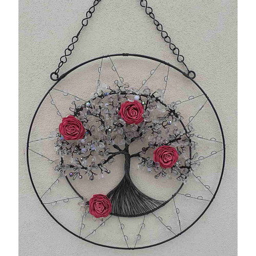 Drátovaný strom života - 30 cm