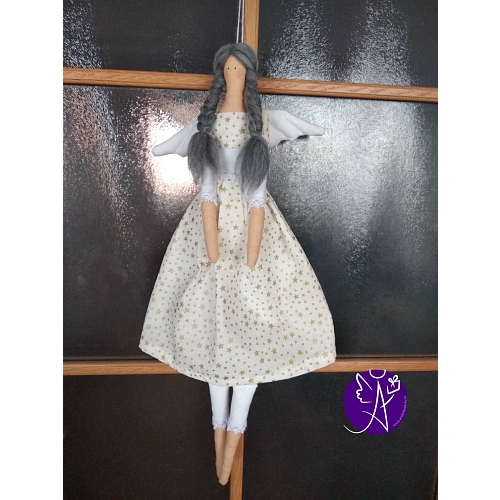 Andělka látková - vánoční hvězda 45 cm výška