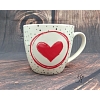 Keramický hrnek LÁSKA s puntíky