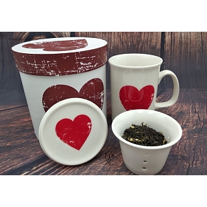 Keramický hrnek LÁSKA se sítkem