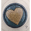 Orgonitová hmatka - srdce na dlani s energií 5,5x2cm