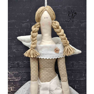 Andělka látková - něžnost 45 cm