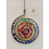 Drátěná slunohra -spirála  aktivace čaker I. 22 x 14 cm
