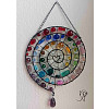 Drátěná slunohra -spirála  aktivace čaker II. 24 x 13 cm