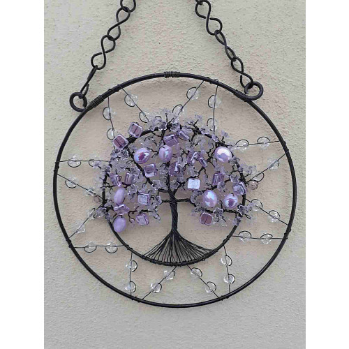Strom života čirý-fialový 14 cm