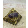 Orgonitová pyramida ametyst 4 x 4 cm