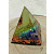 Orgonitová pyramida - harmonizace čaker s peříčkem 6 x 6 cm