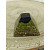 Mayská orgonitová pyramida malá 3,5 cm Olivín, šungit