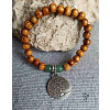 Náramek kuličkový něžné pohlazení matky přírody s aventurínem