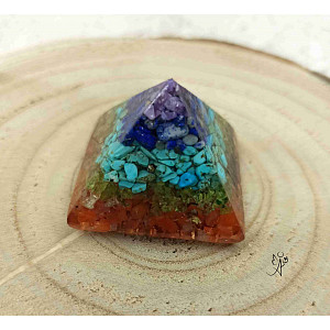 Orgonitová pyramida Harmonizace čaker 4 x 4 cm