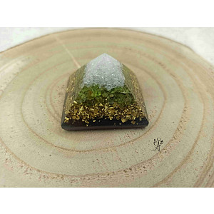 Orgonitová pyramida Jarní svěžest 4 x 4 cm