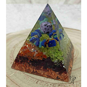 Orgonitová pyramida Harmonizace čaker 5,5 x 5,5 cm
