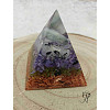Orgonitová pyramida Životní štěstí 6 x 6 cm
