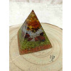 Orgonitová pyramida Ochrana všech Pannen - pro pohodu a lásku 6 x 6 cm