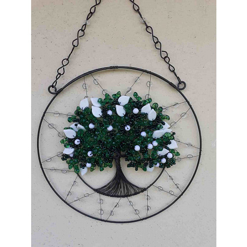 Drátovaný strom života - probuzení přírody  24 cm