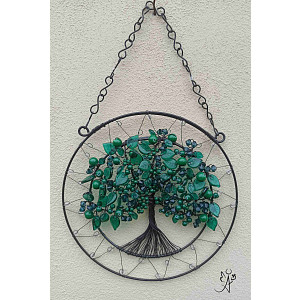 Drátovaný strom života - probuzení přírody  II. 20 cm